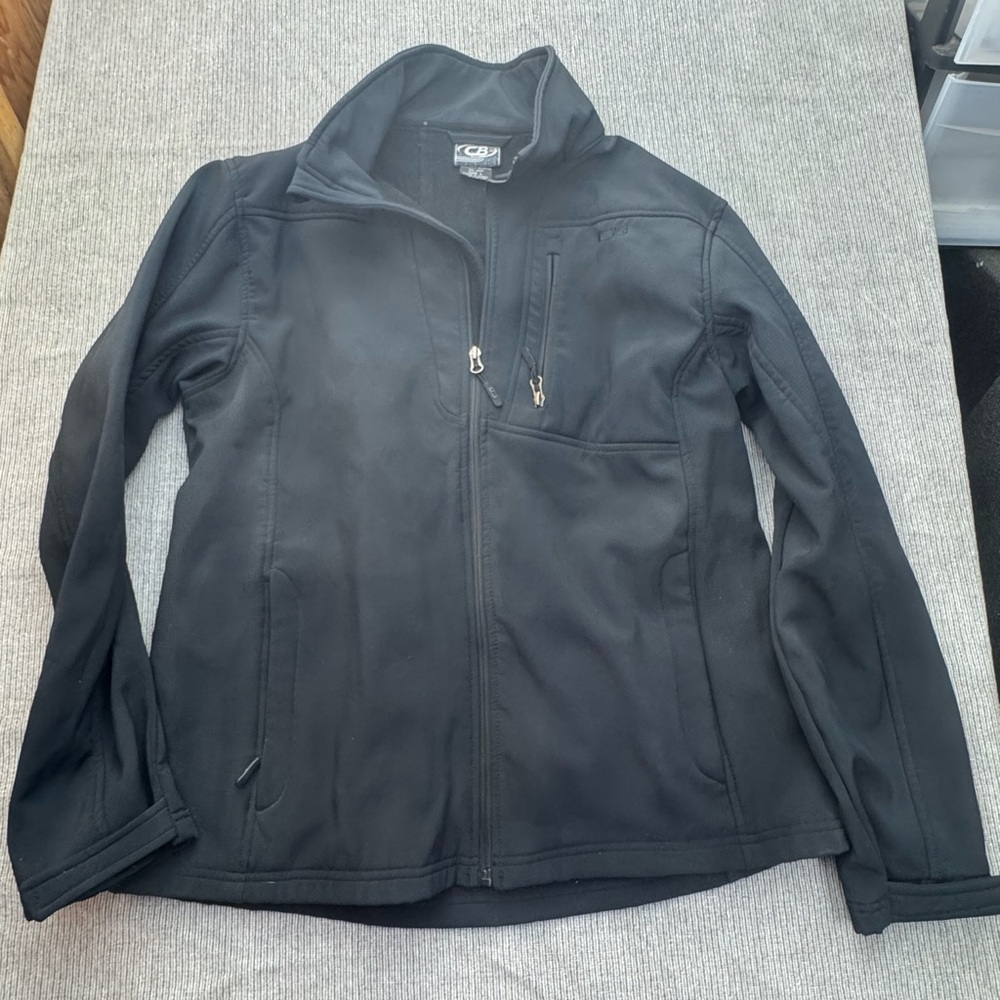 Men's Black Softshell Jacket